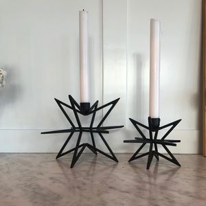 Magnolia candle stick set